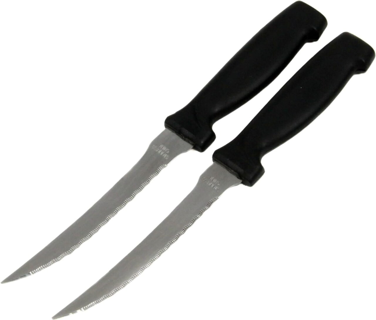 Chef Craft 2pc Stainless Steel Blade Vegetable Knife Set - Great for Precise Cutting of Tomatoes, Cucumbers and more